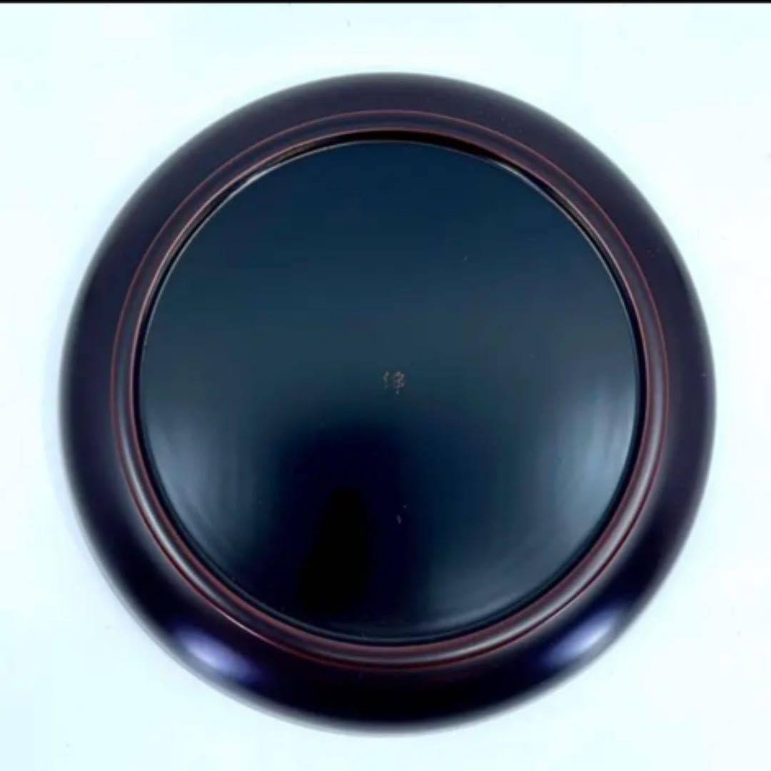 岩舘正二/隆浄法寺塗高台八寸盛皿